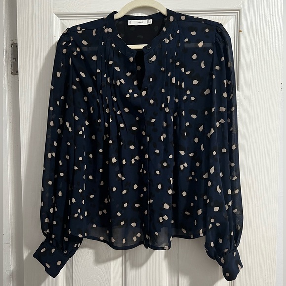 Mango sheer blouse - Picture 1 of 3
